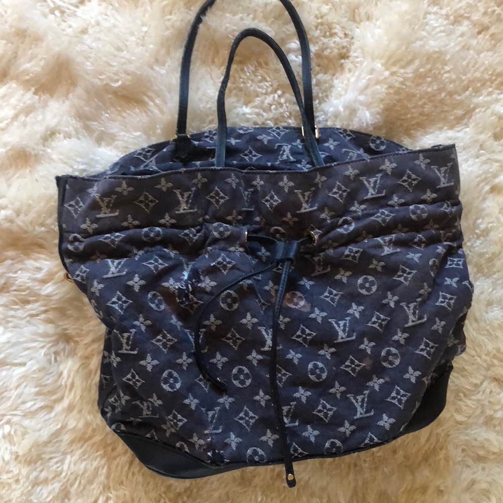 Used denim LV Bag